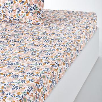 Drap housse en percale de coton bonnet 30 cm Ohara