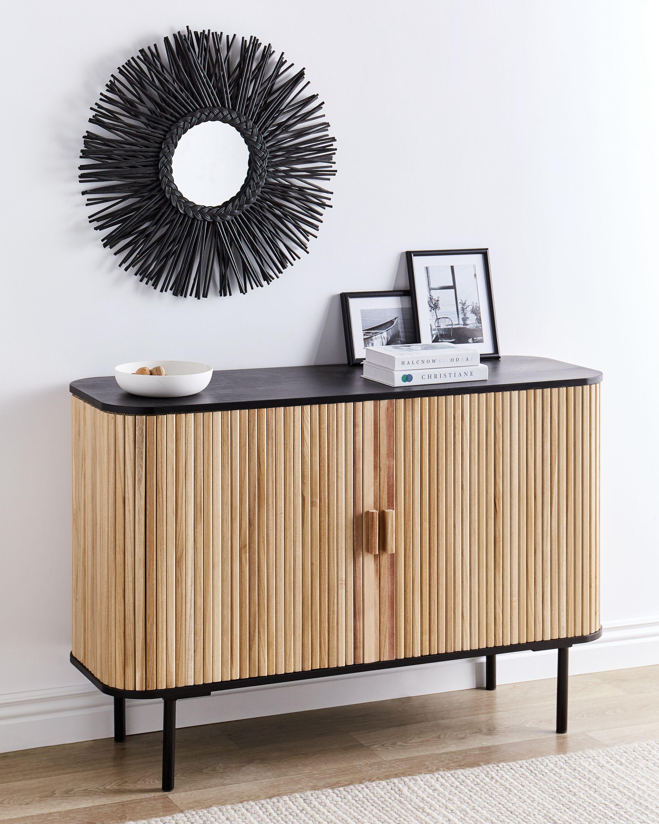 Beliani Sideboard aus Paulownia-Holz Modern LINDON  