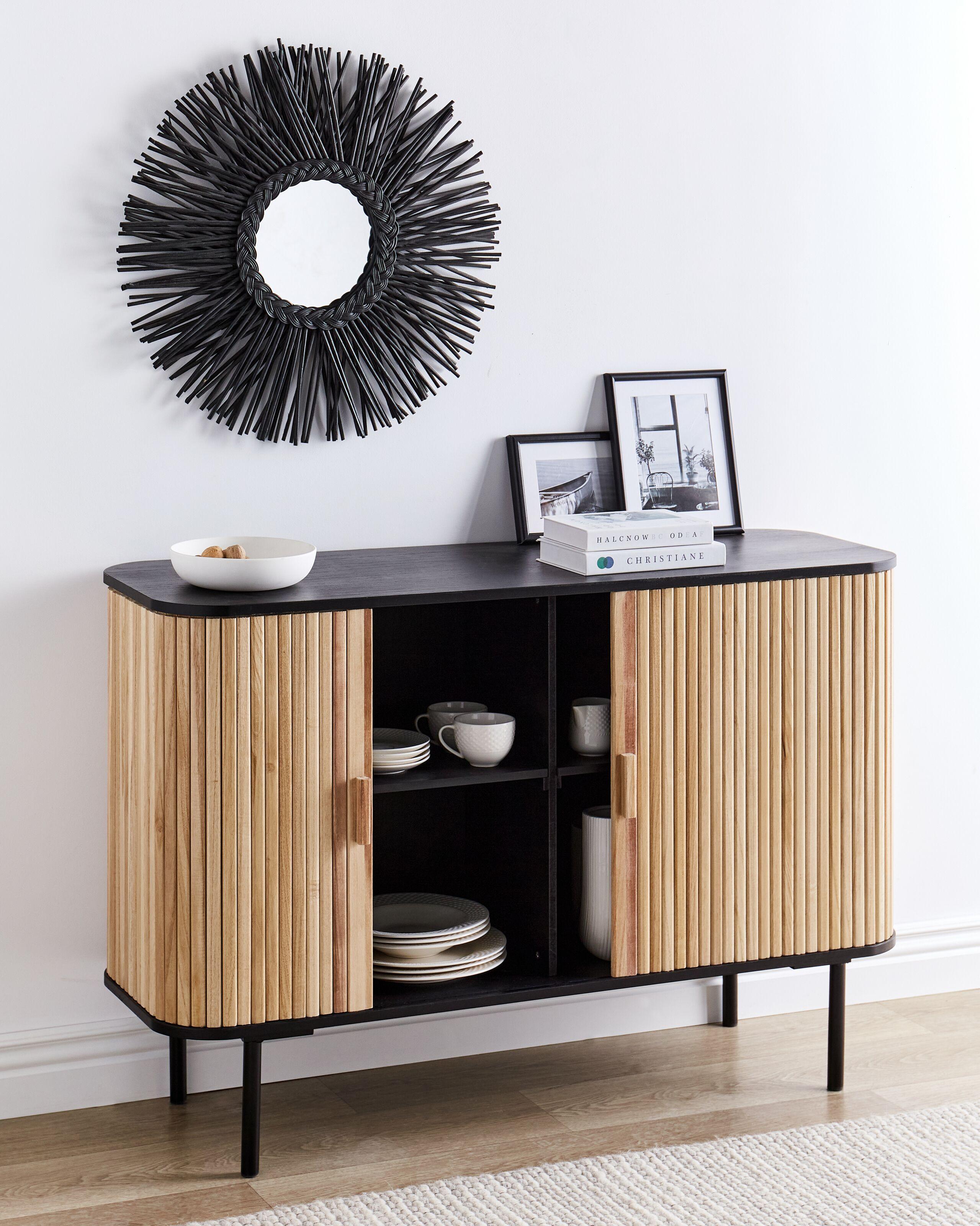 Beliani Sideboard aus Paulownia-Holz Modern LINDON  