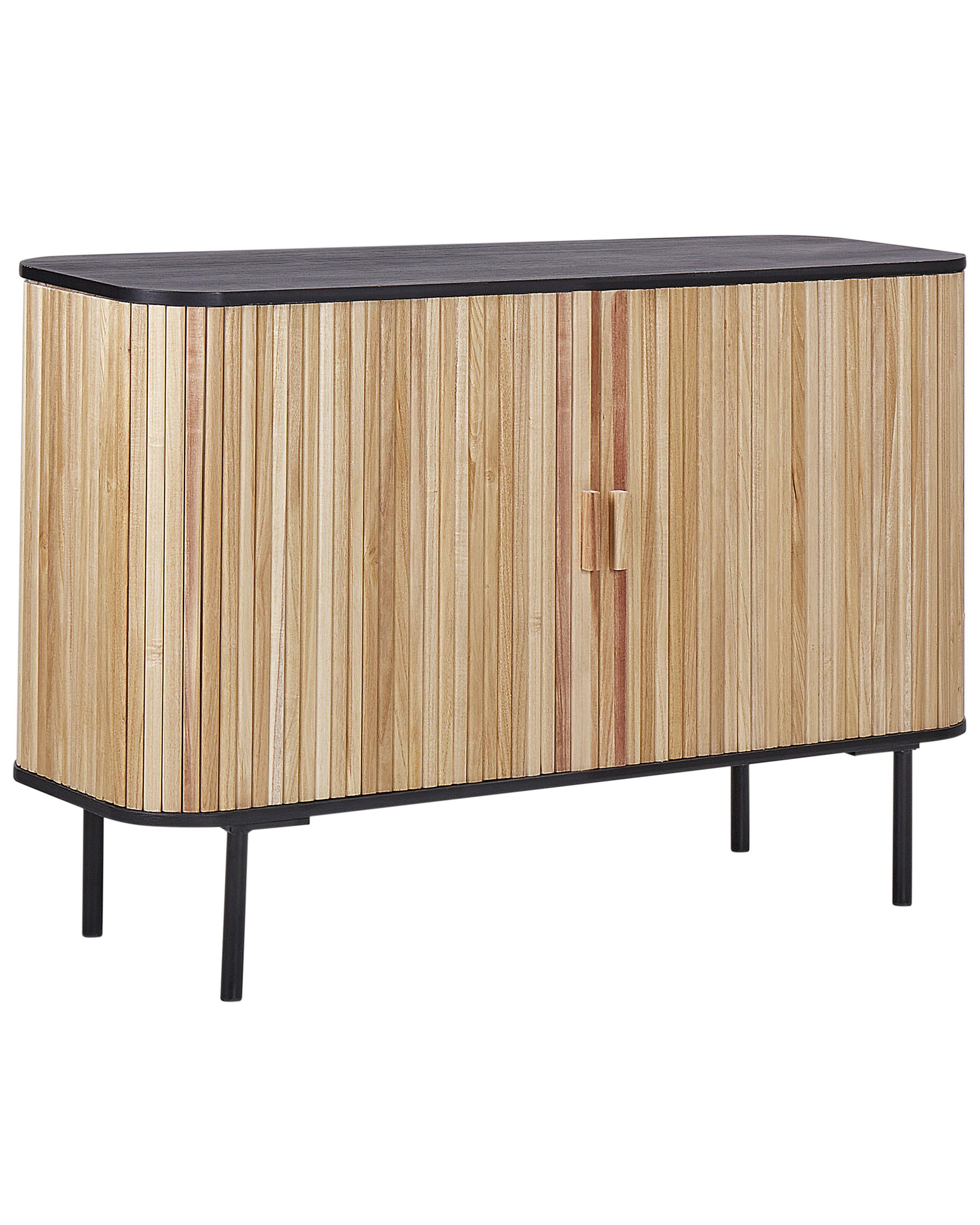 Beliani Commode en Bois de paulownia Moderne LINDON  