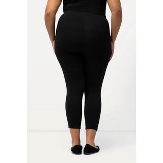 Ulla Popken  Leggings a 7/8 con cintura elastica nero 