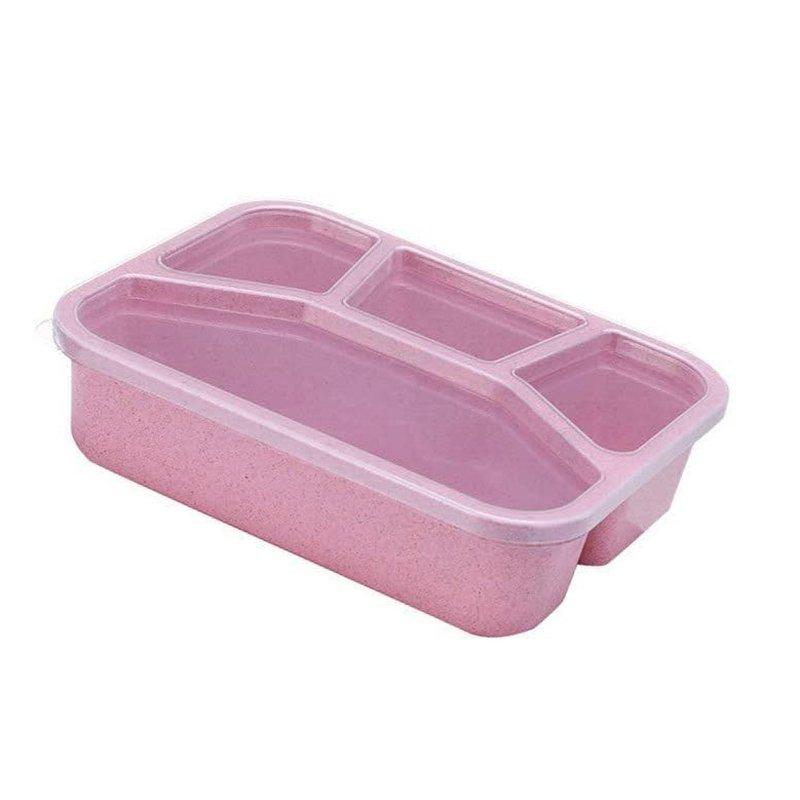 Northix Contenitore per alimenti con 4 scomparti - plastica biodegradabile  