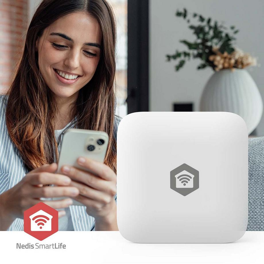 Nedis  Wassermelder | Zigbee 3.0 | Batteriebetrieben | Max. Batterielebensdauer: 12 Monate 