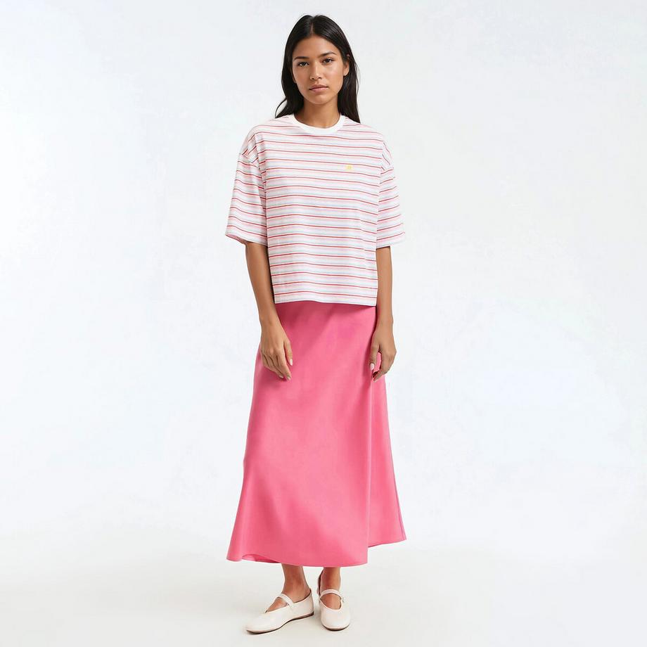 La Redoute Collections Gestreiftes Kurzarm Rundhals T-Shirt  