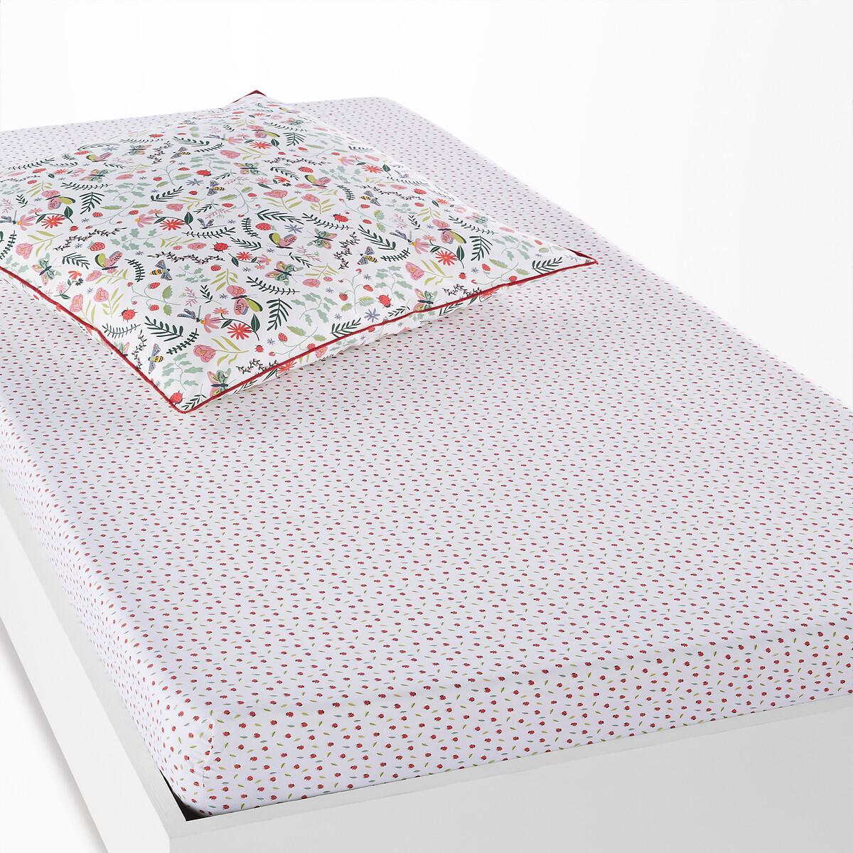 La Redoute Intérieurs Fraize Fixleintuch Marienkäfer Muster  