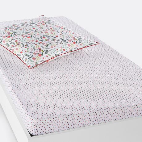 La Redoute Intérieurs Fraize Fixleintuch Marienkäfer Muster  