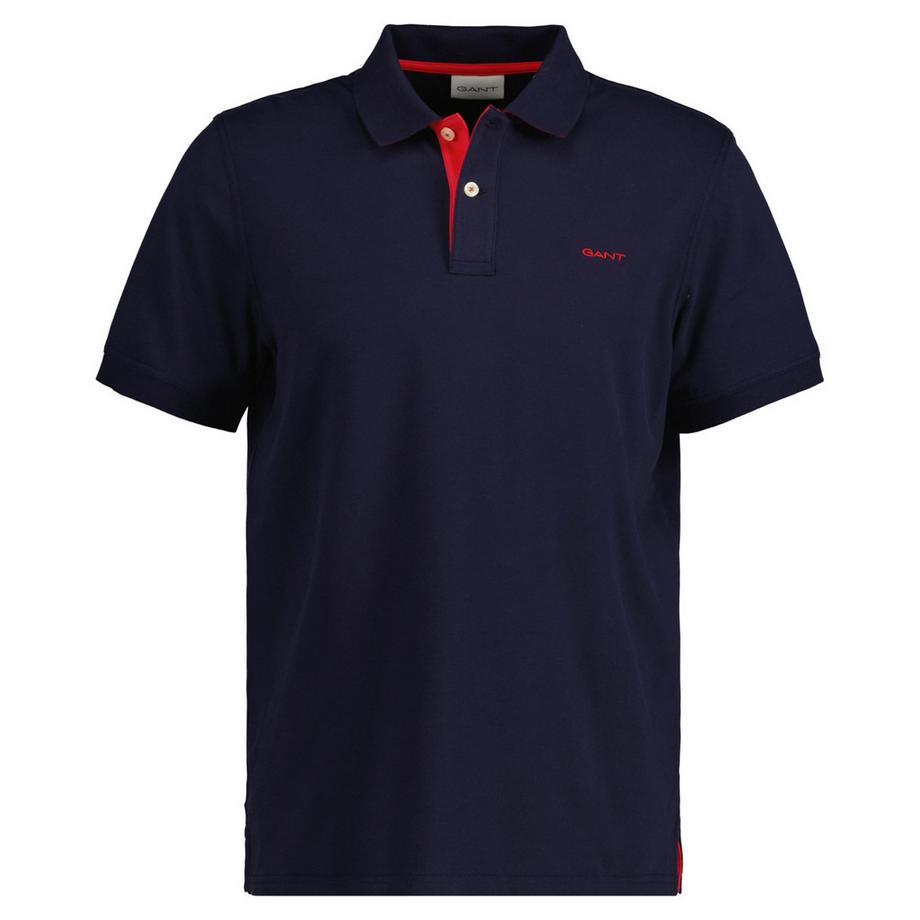 Poloshirt  1er Pack Bequem sitzend-REGULAR CONTRAST PIQUE RUGGER