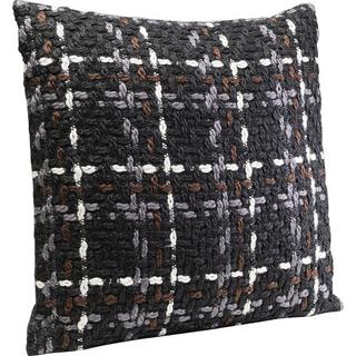 KARE Design Coussin Colorado noir 45x45  