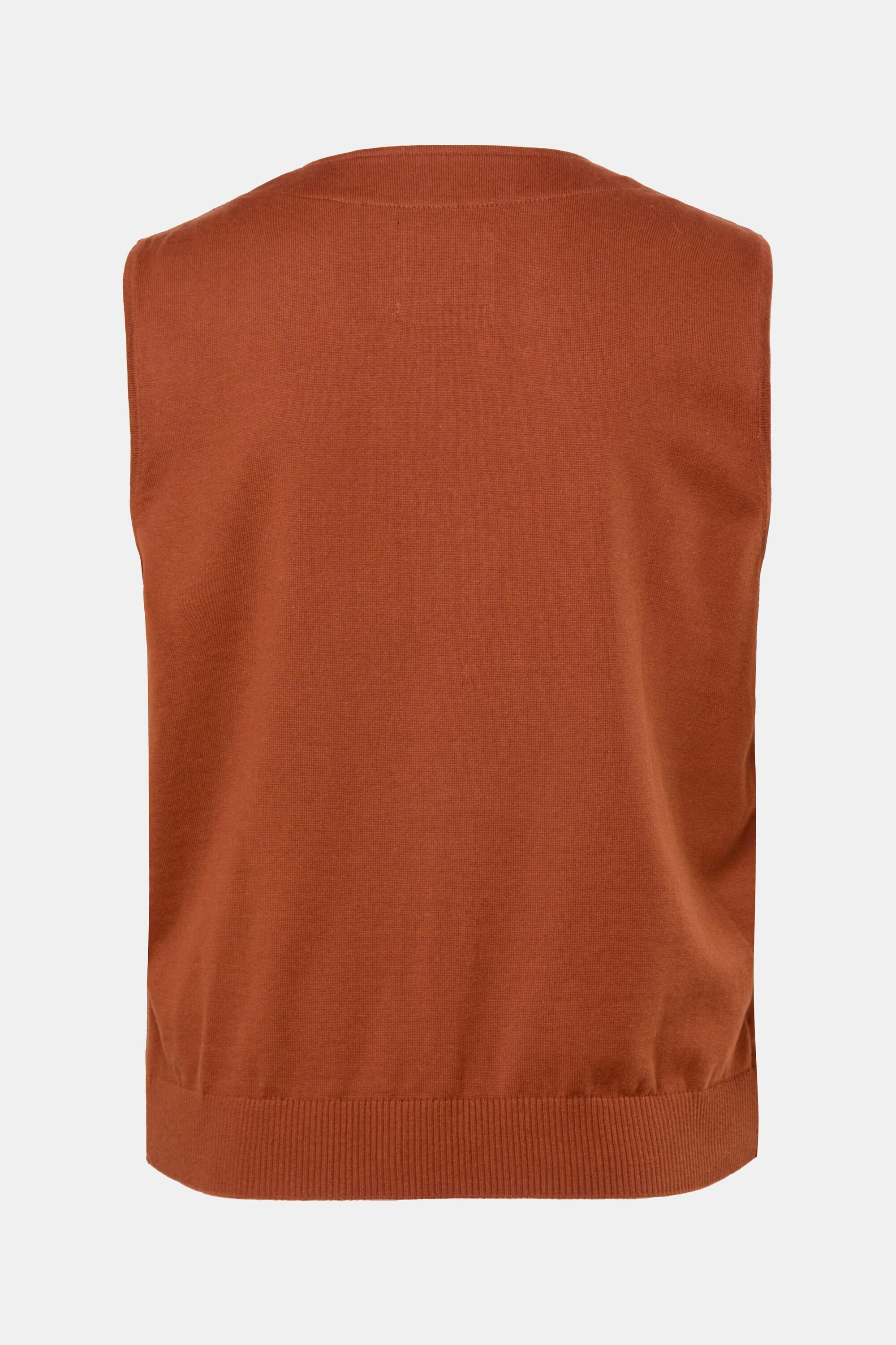 JP1880 Gilet in tweed con retro in maglia  