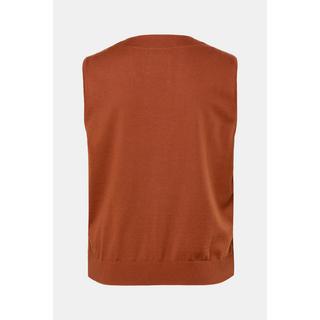 JP1880 Gilet in tweed con retro in maglia  