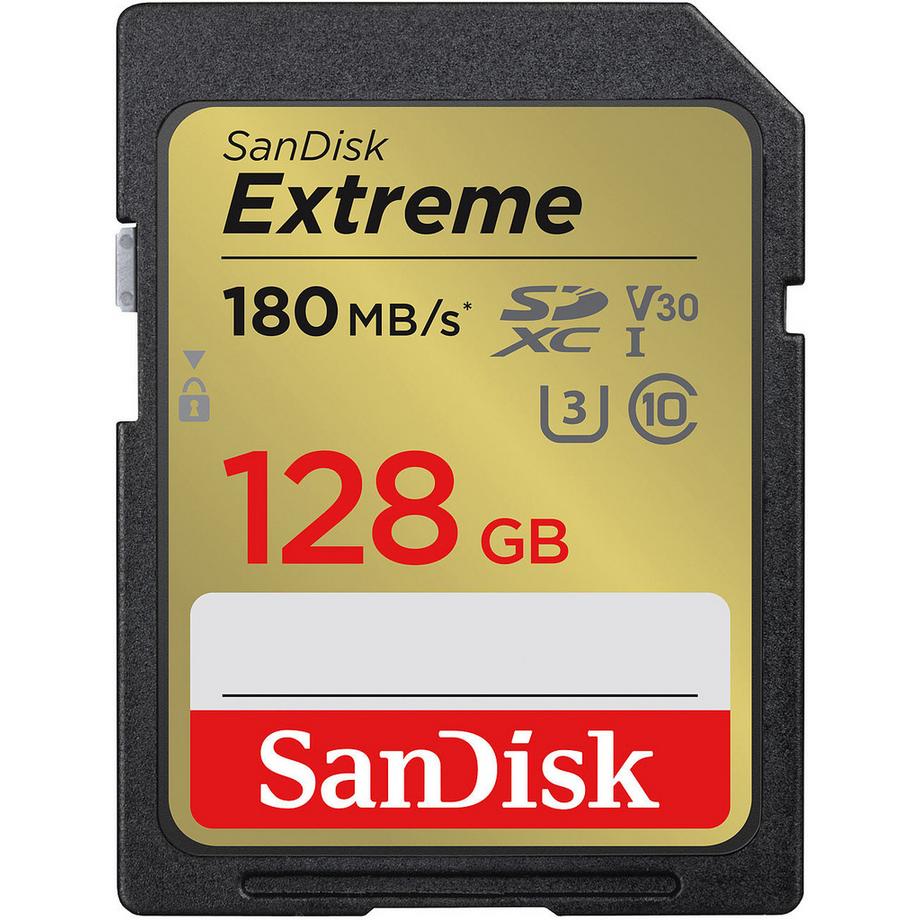 SanDisk  Carte mémoire Extreme SDHC 128 Go, SDSDXVA-128G-GNCIN 