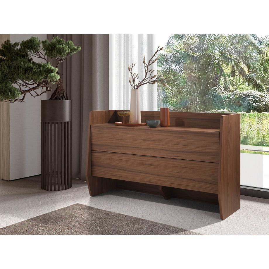 ANGEL CERDA Cassettiera in noce  