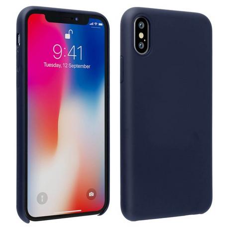 Avizar  Cover iPhone X e XS Soft Touch Blu 