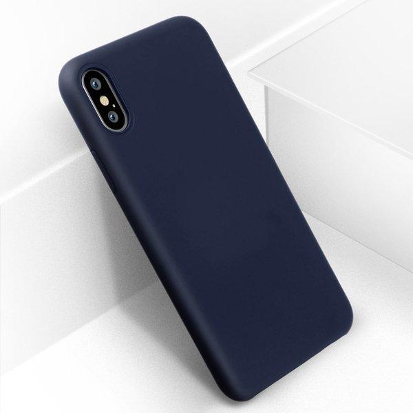 Avizar  Cover iPhone X e XS Soft Touch Blu 