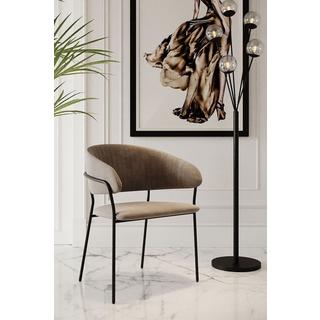 KARE Design Fauteuil Belle marron (série de 2)  