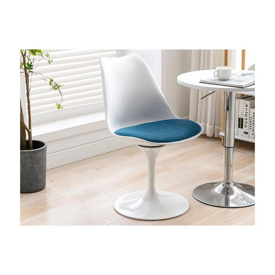 Vente-unique Lot de 2 chaises Polypropylène métal etXAFY  