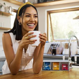 B2X Porta tè con 3 scomparti  