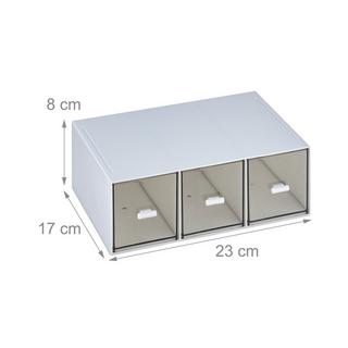 B2X Porta tè con 3 scomparti  