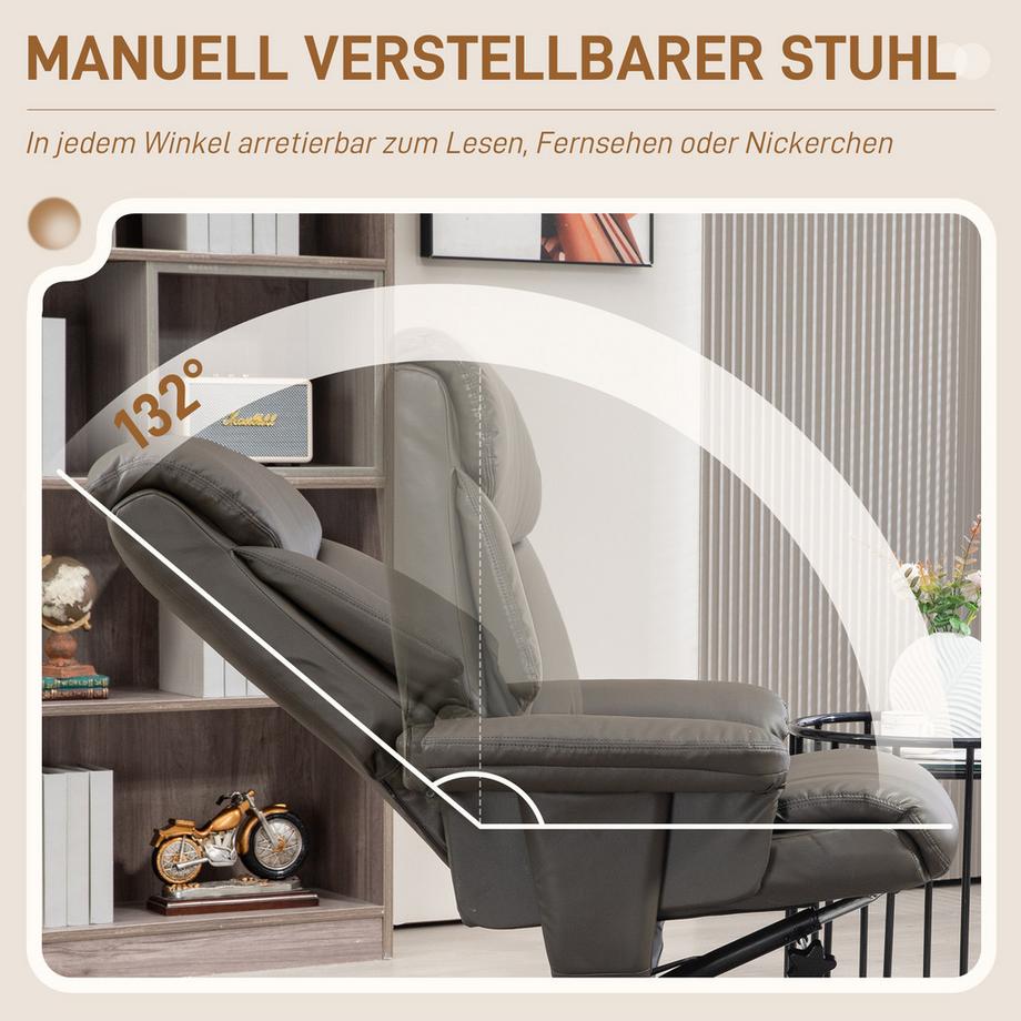 HOMCOM Fauteuil de relaxation  