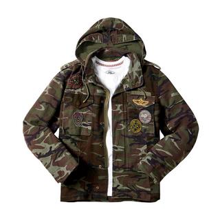 Joe Browns Giacca Mimetica Stile Militare Collo a Imbuto  