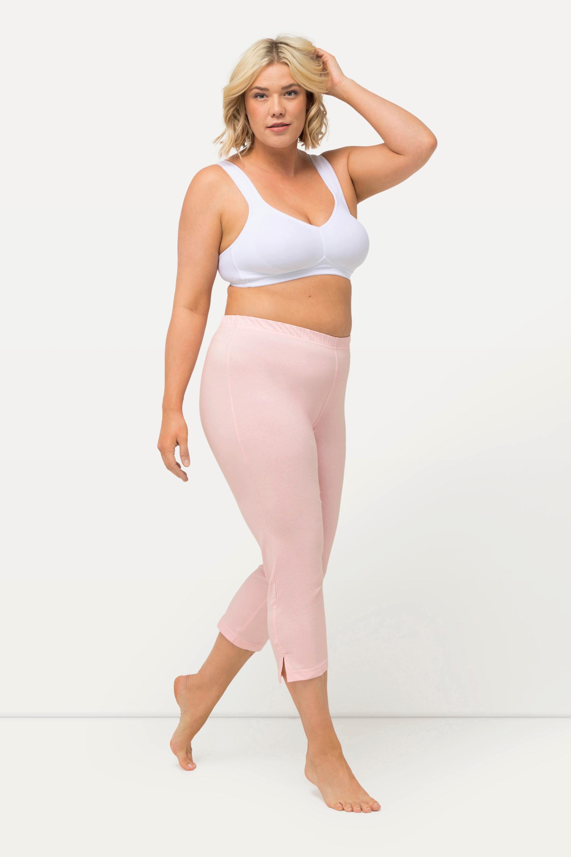 Ulla Popken Pantaloni Capri Lunghezza 7/8 Vita Elastica  