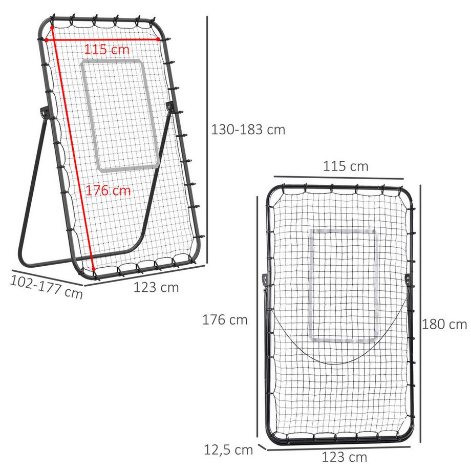HOMCOM  Rebondisseur de football 