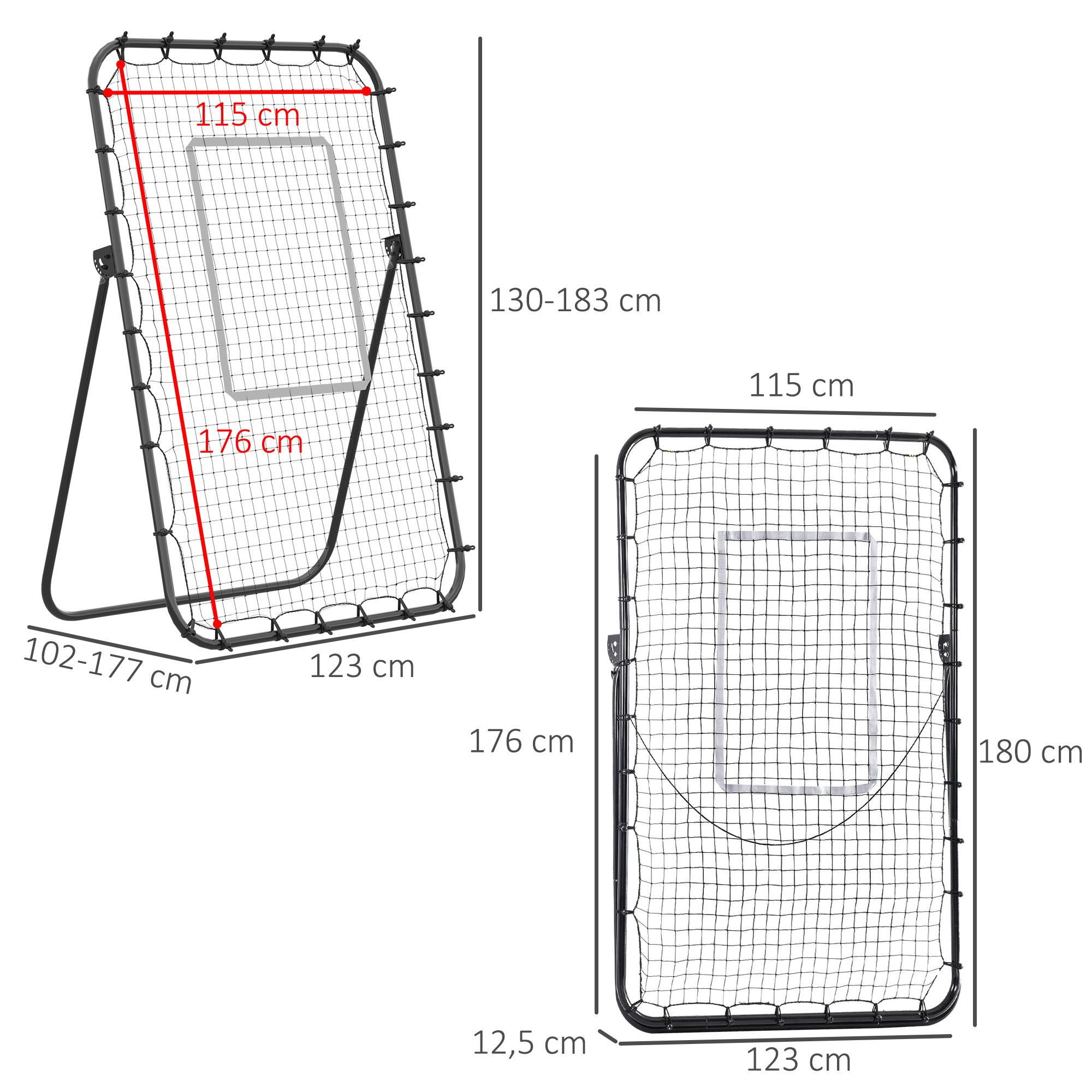 HOMCOM  Fußball Rebounder 