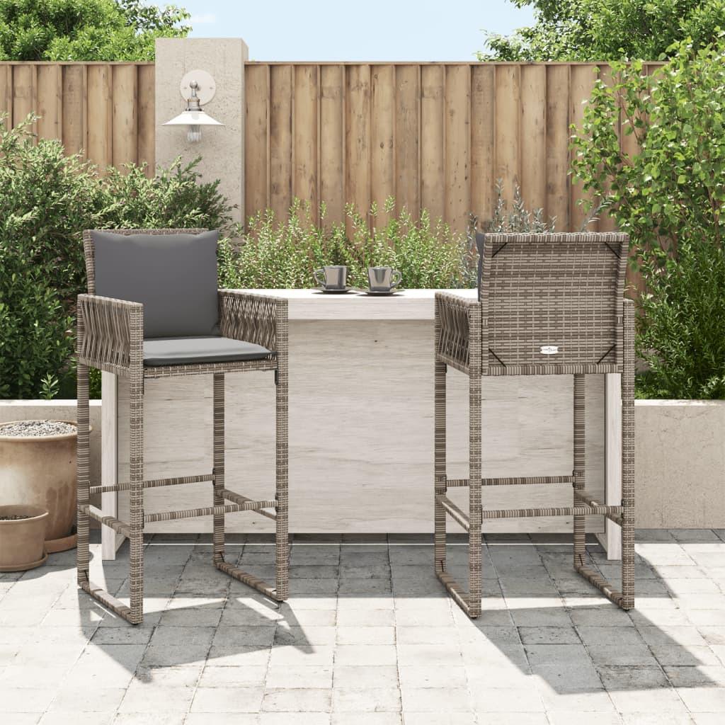 VidaXL Garten barhocker poly-rattan  