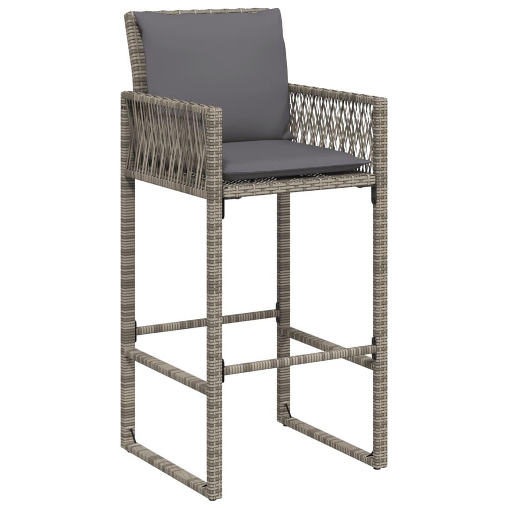 VidaXL Tabouret de bar de jardin rotin synthétique  