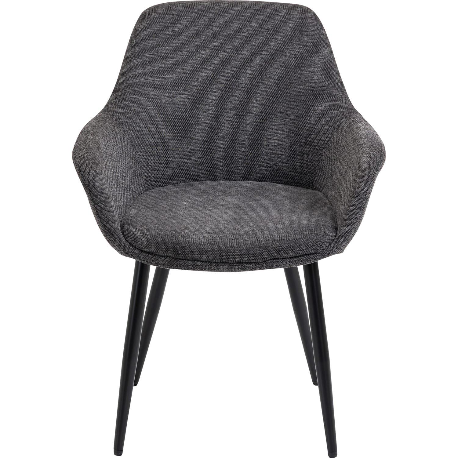 mutoni Fauteuil anthracite (série de 2)  