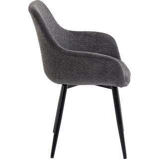 mutoni Fauteuil anthracite (série de 2)  