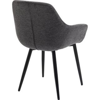 mutoni Fauteuil anthracite (série de 2)  