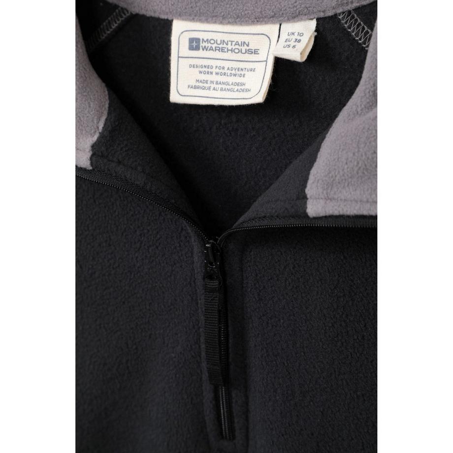 Mountain Warehouse Montana Top in pile con mezza zip  