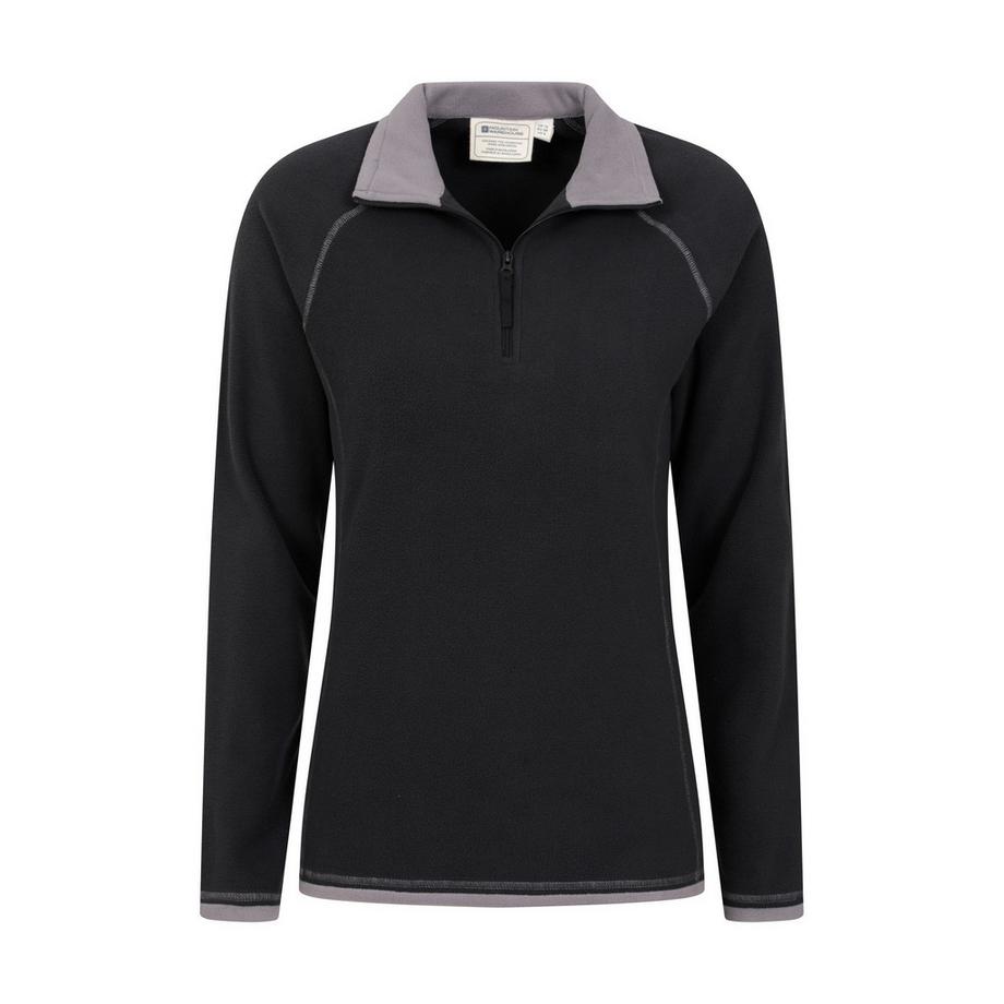 Mountain Warehouse Montana Top in pile con mezza zip  