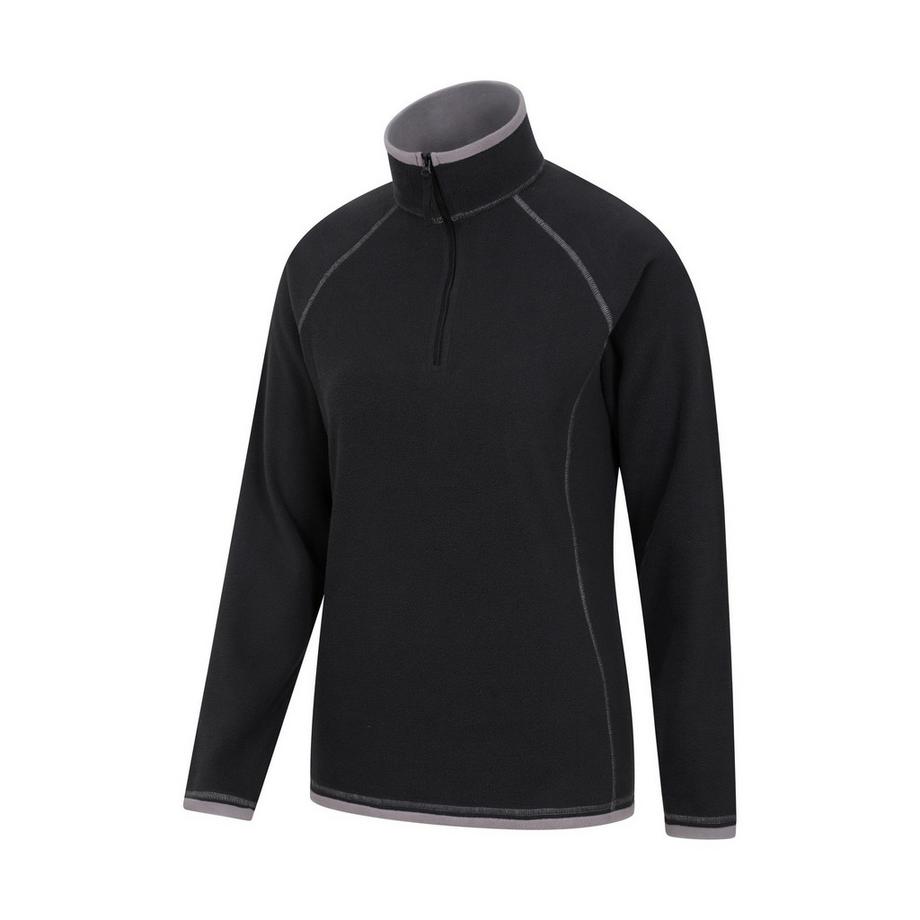 Mountain Warehouse Montana Top in pile con mezza zip  