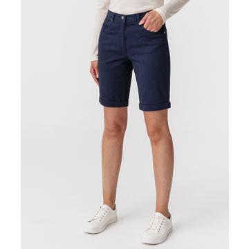 Bermudas aus Baumwollstretch.