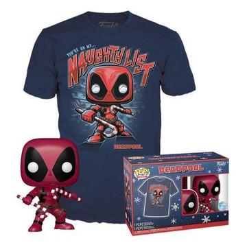 Funko POP! Tee (S) Marvel: Deadpool Christmas EXM