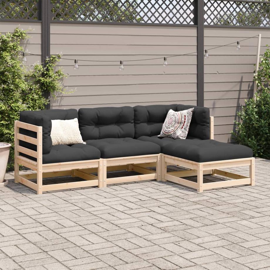 VidaXL Garten sofagarnitur kiefernholz  