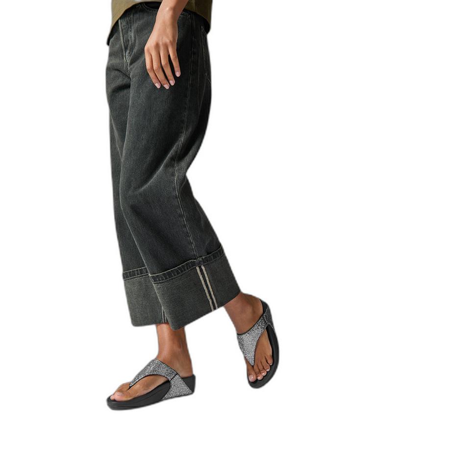 Fitflop Lulu Toe Post Glitterball Sandalen  