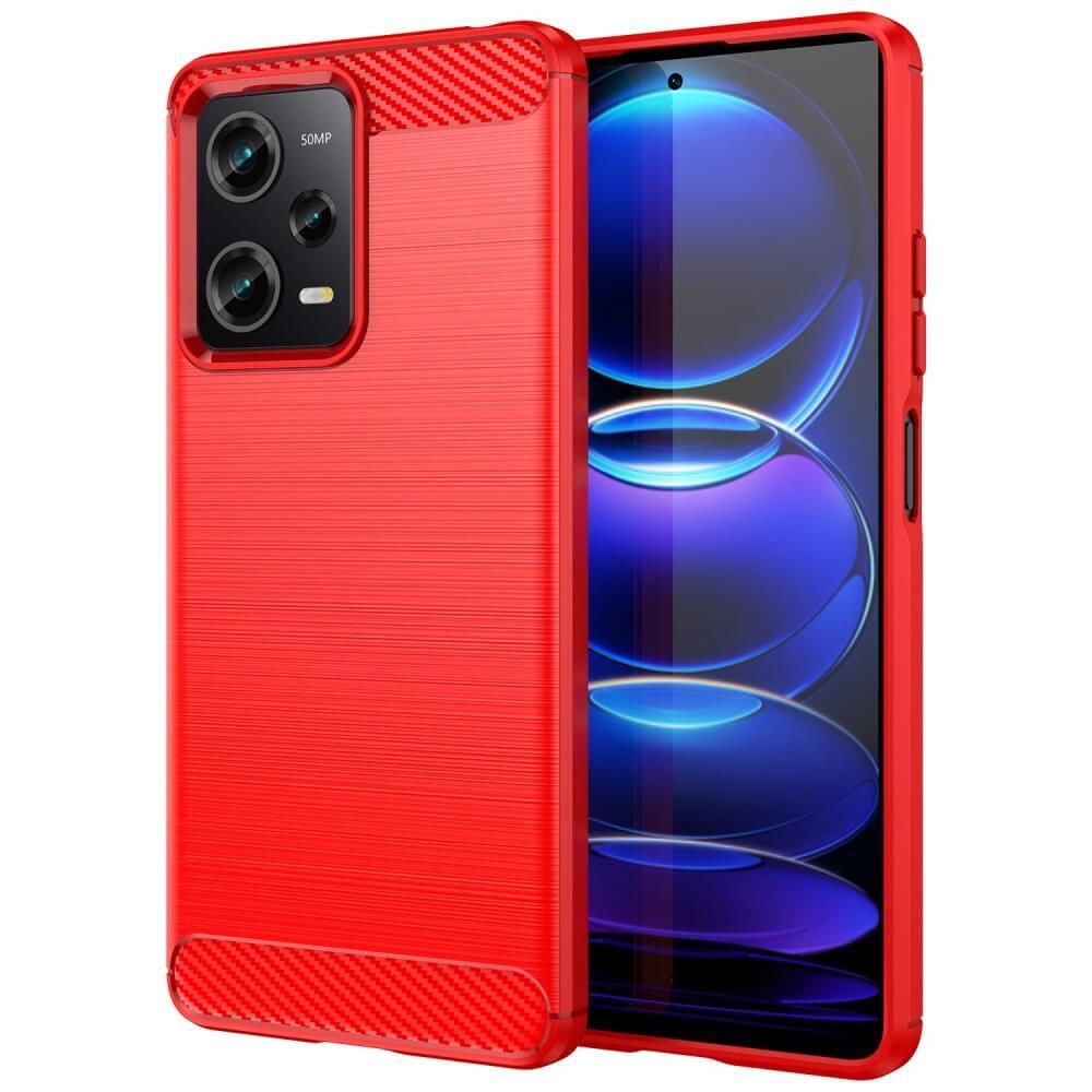 Cover-Discount  Xiaomi Poco X5 Pro - Cover In Metallo Carbon Look 