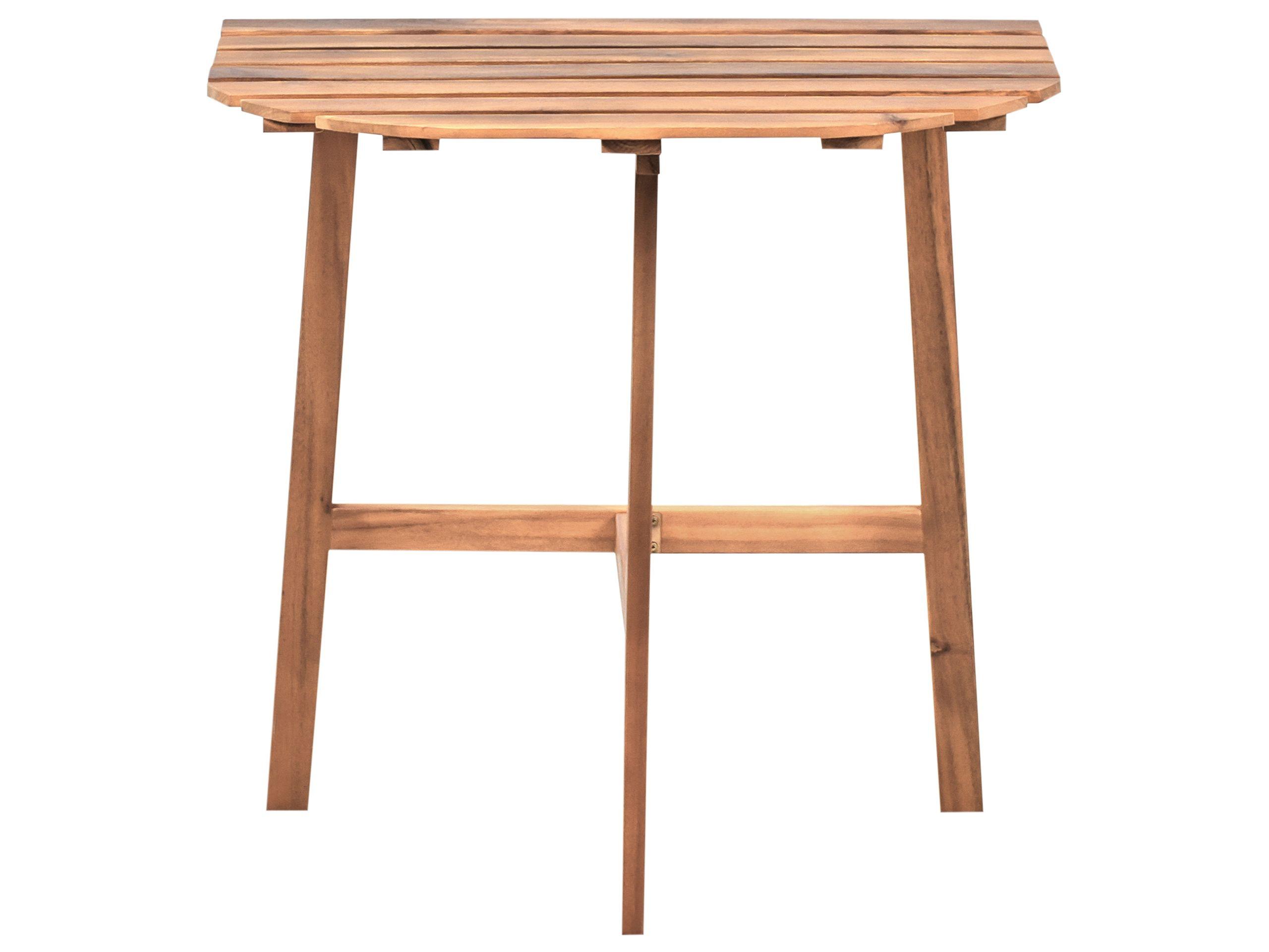 Beliani Tavolino Bistrot en Legno d'acacia Rustico OSIGO  