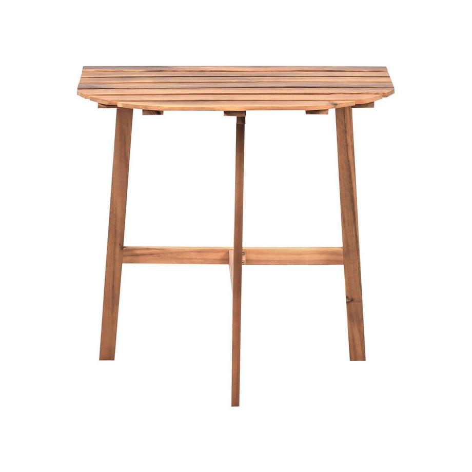 Beliani Outdoor Bistrotisch aus Akazienholz Rustikal OSIGO  