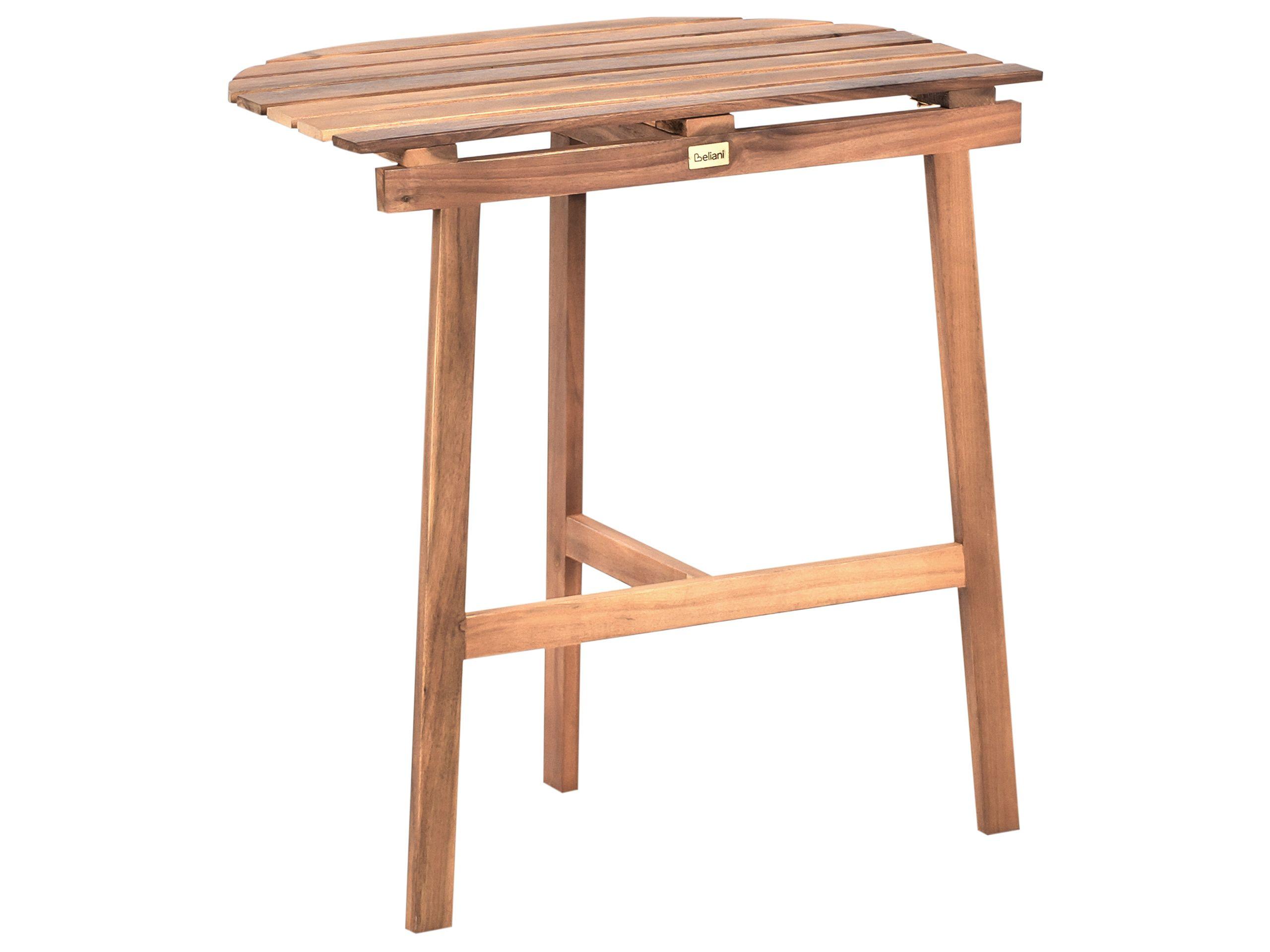 Beliani Tavolino Bistrot en Legno d'acacia Rustico OSIGO  