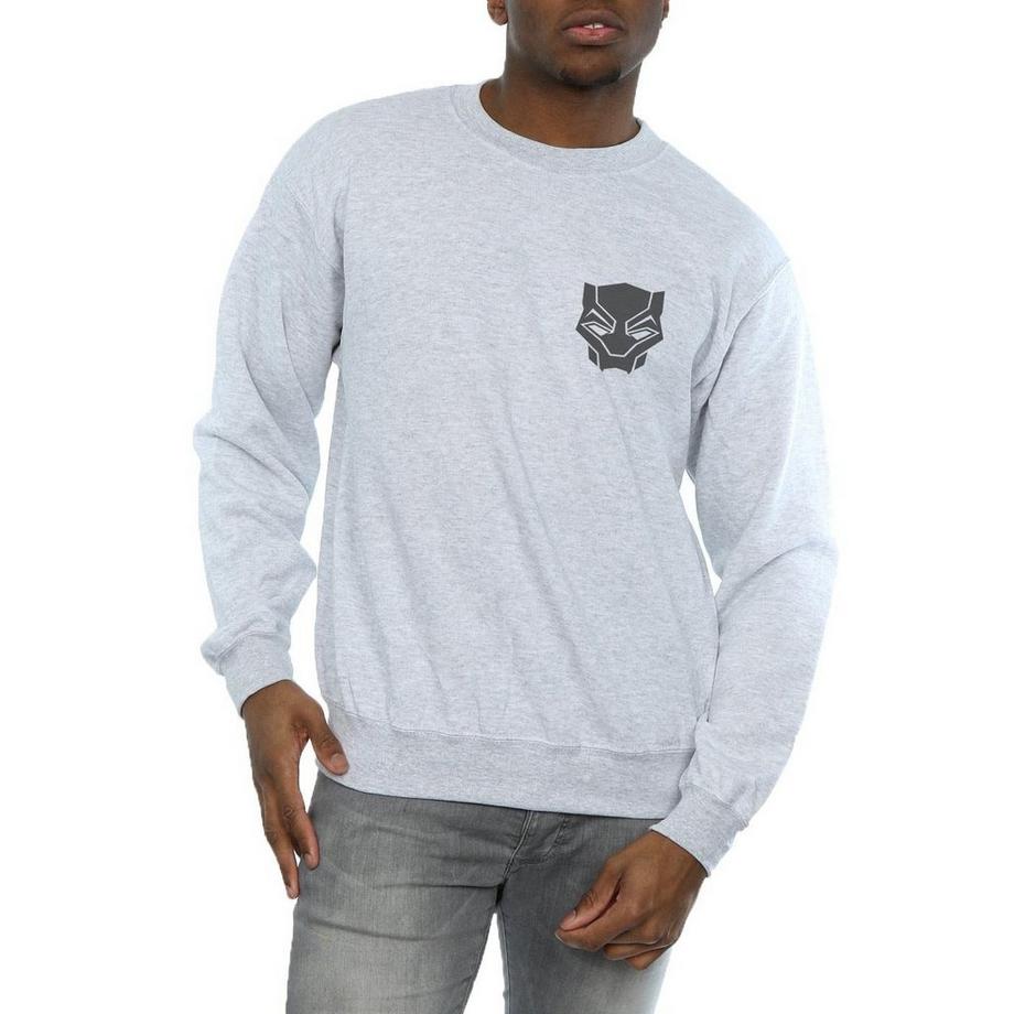 MARVEL Black On Black Sweatshirt Imprimé  