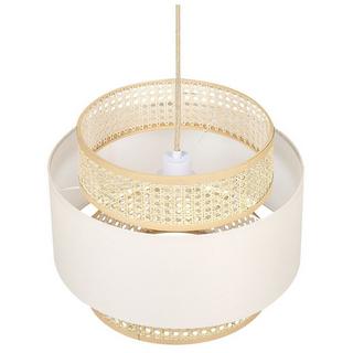 Beliani Hängelampe aus Stoff Modern YUMURI  