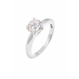 Elli  Bague Solitaire Avec Cristal De Zirconium 