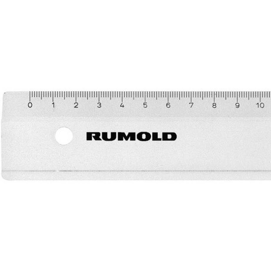 RUMOLD  RUMOLD Flachlineal 30cm FL46/30 transparent 