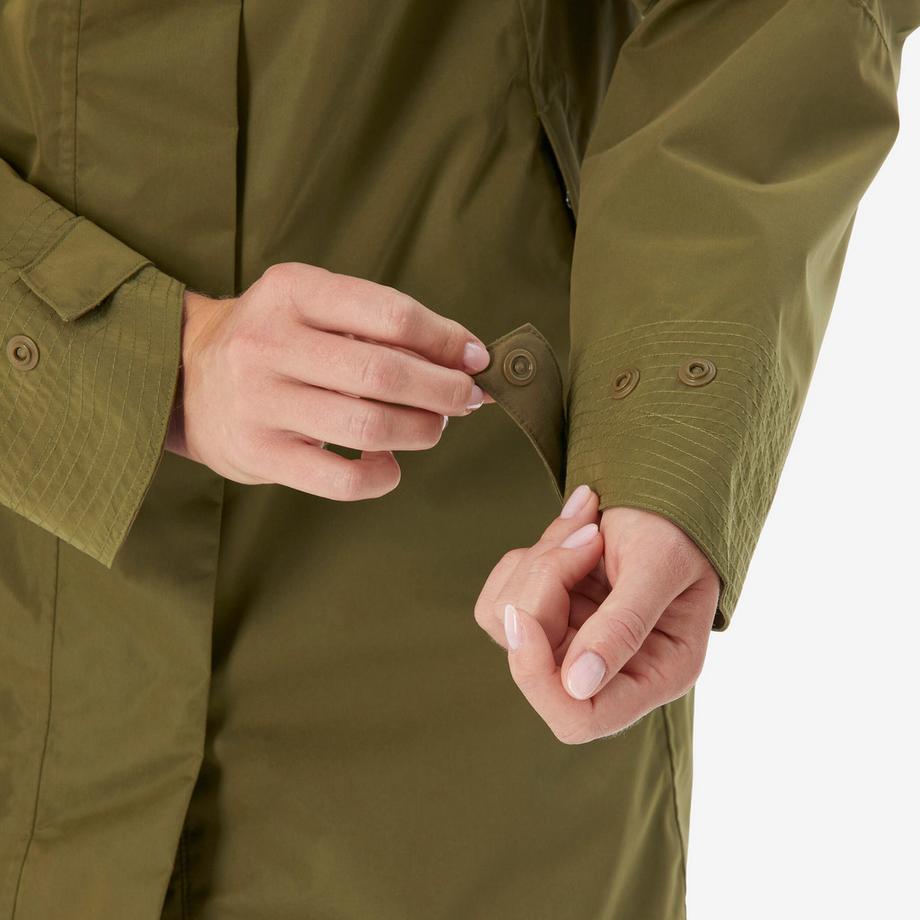 QUECHUA  Lange wasserdichte Jacke , NH500 