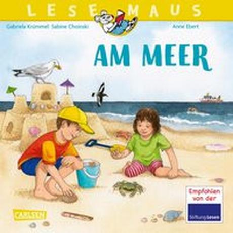 LESEMAUS 10: Am Meer Krümmel, Gabriela; Choinski, Sabine; Ebert, Anne (Illustrationen) Gebundene Ausgabe 