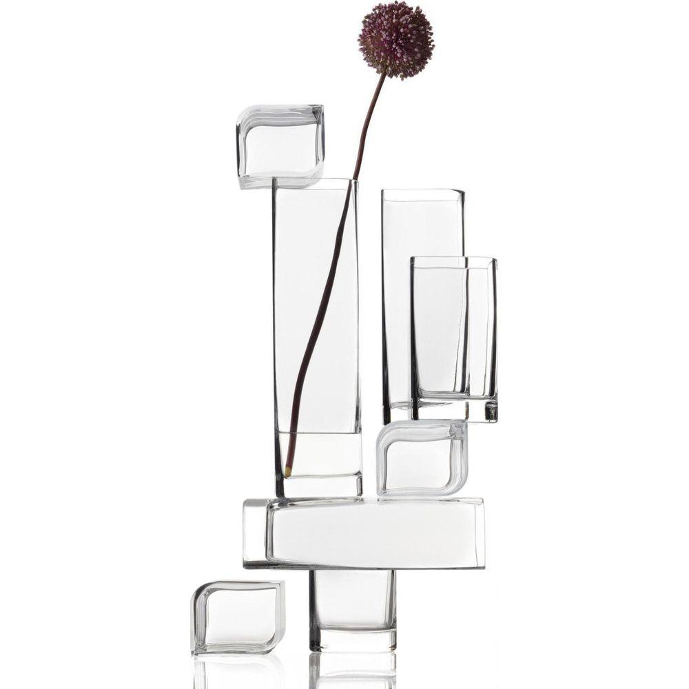 LEONARDO Leonardo Vase Lucca 20 cm Transparent, Höhe: 20 cm  